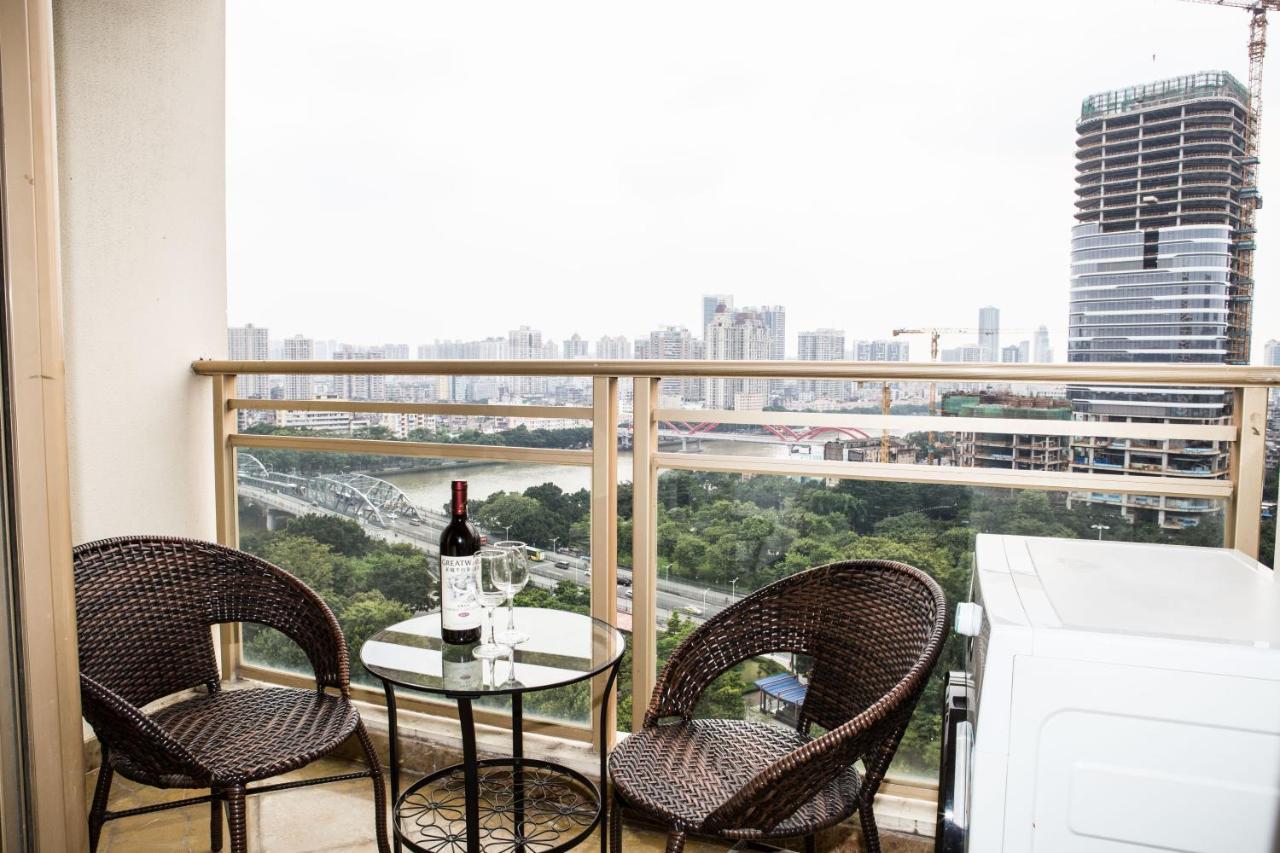 Waifiden Guangzhou Haizhu Square Wanyi Apartment Exterior foto